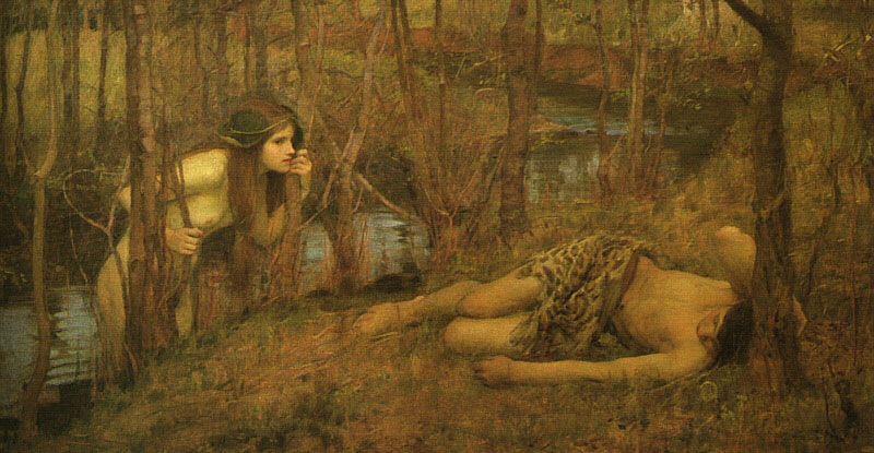 Waterhouse John William - Waterhouse John William - une Naiade.jpg